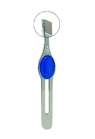 Clearance -Tweezers (Slanted Tip with Rubber Grip)
